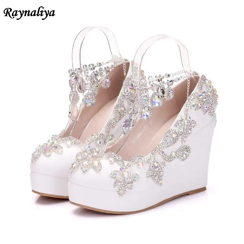3a8c2284ec929c1ccb605fe80b02566b Jpg 768 768 Wedding Shoes Wedge Lace Wedge Wedding Shoes Lace Wedges Shoes