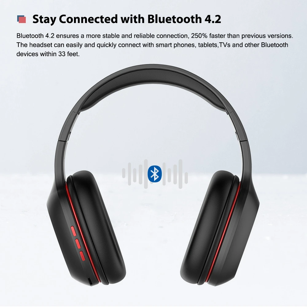 Ausdom M09 беспроводные наушники Bluetooth с микрофоном беспроводная гарнитура стерео