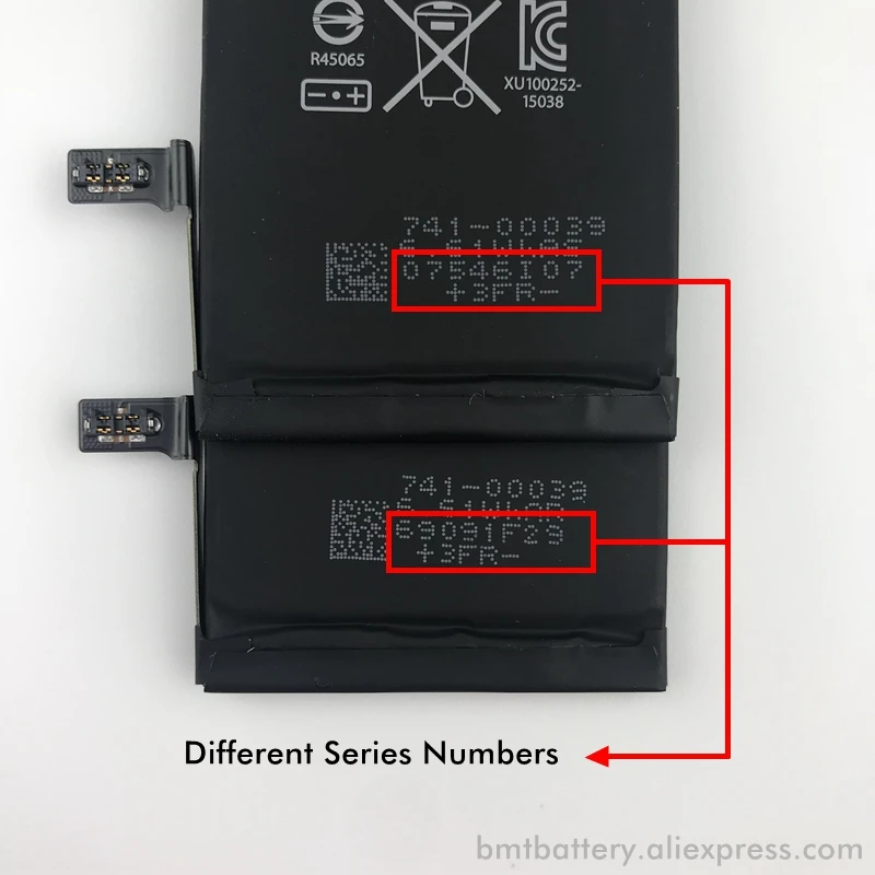 BMT 10 шт Foxcon Фабричный аккумулятор 1715 mAh 3,82 V аккумулятор для iPhone 6 S Замена Ремонт Подлинная перепечатанная в