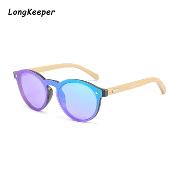 

New Bamboo Glasses Frame Women's Sunglasses 2019 Men Sun Glasses Round Sunglasses Wood Women Eyeglasses Goggles Gafas de