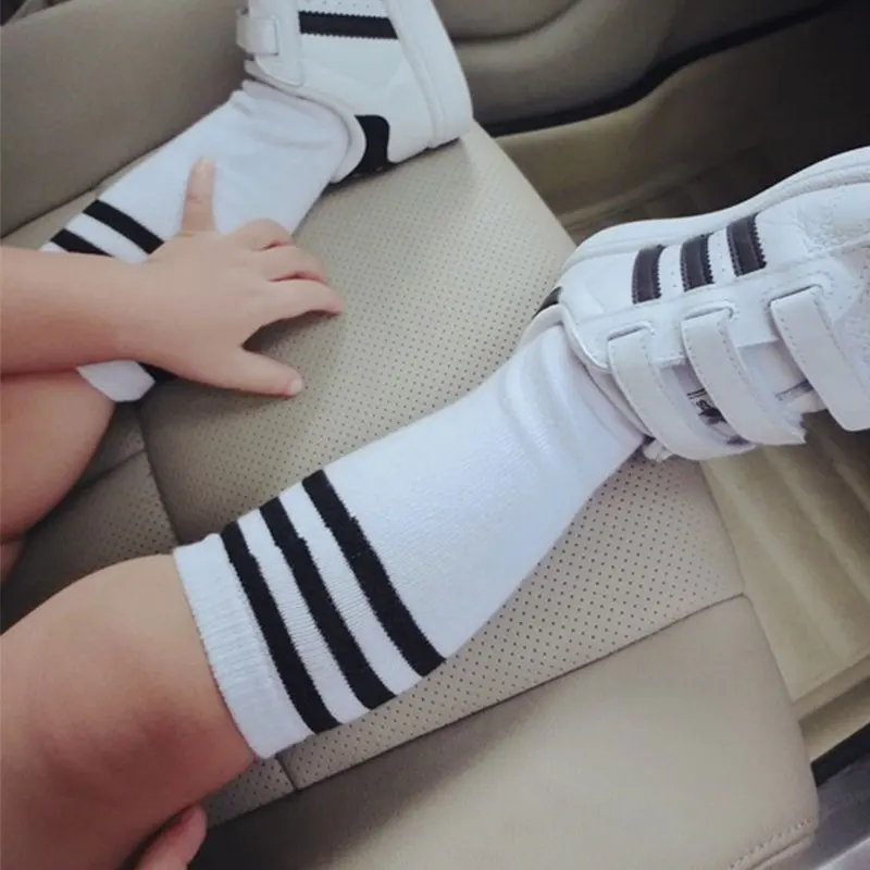 girls cotton striped socks (8)