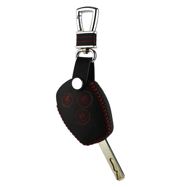 Puou для benz smart fortwo 453 forfour cabrio elertric drive Автомобильный ключ сумка/держатель кошелька key2s - Название цвета: Red1
