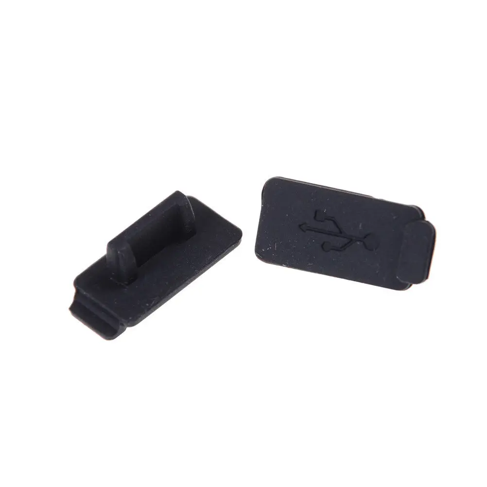 10 шт. прочный черный ПК резиновый USB 2 0 3 интерфейс предотвращения ржавчины пыли