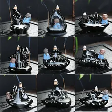 Керамические Благовония горелки обратного потока ладан держатель горелок домашний декор Joss палочка ароматерапия черный коричневый ароматическая курильница W