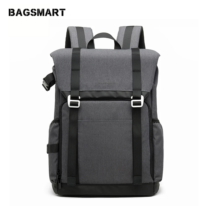 BAGSMART рюкзак для камеры SLR/DSLR дорожная сумка фотосъемки 15 ноутбука с