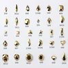 Gran oferta mía arte de color dorado de 31 estilos piedras de cristal fantasía 30/100 Uds para decoración 3D para uñas ► Foto 1/6