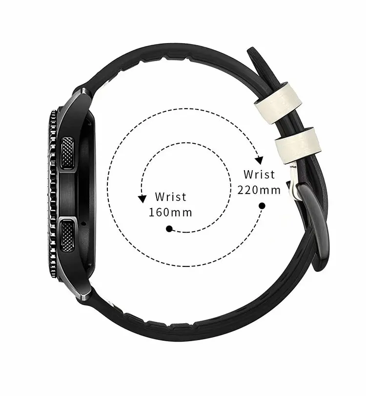      horlogeband       FOR SAMSUNG GEAR S3 22MM WATCH BADN  (14)