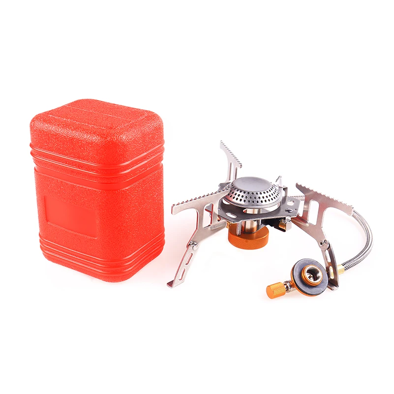 Outdoor Gas Stove Camping Burner Gas Folding Electronic Stove Full