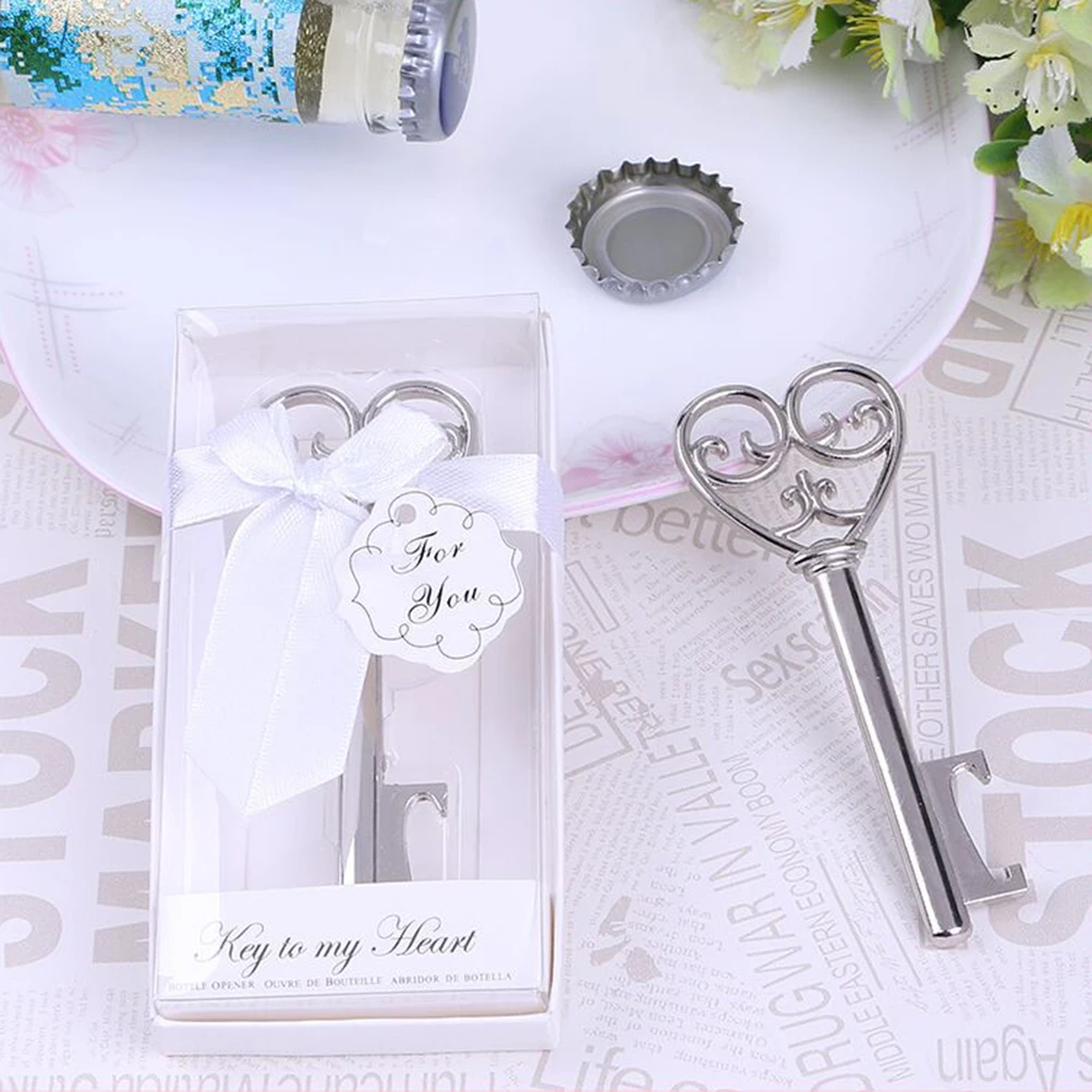 Key to my Heart Bottle Opener Wedding favors gifts beer wine opener wedding gifts Key Design