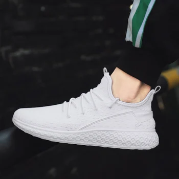 

2019 Summer Light Casual Shoes Men Flats Outdoor Sneakers Mesh Breathable Walking Footwear Sport Trainers Shoes Chaussures homme
