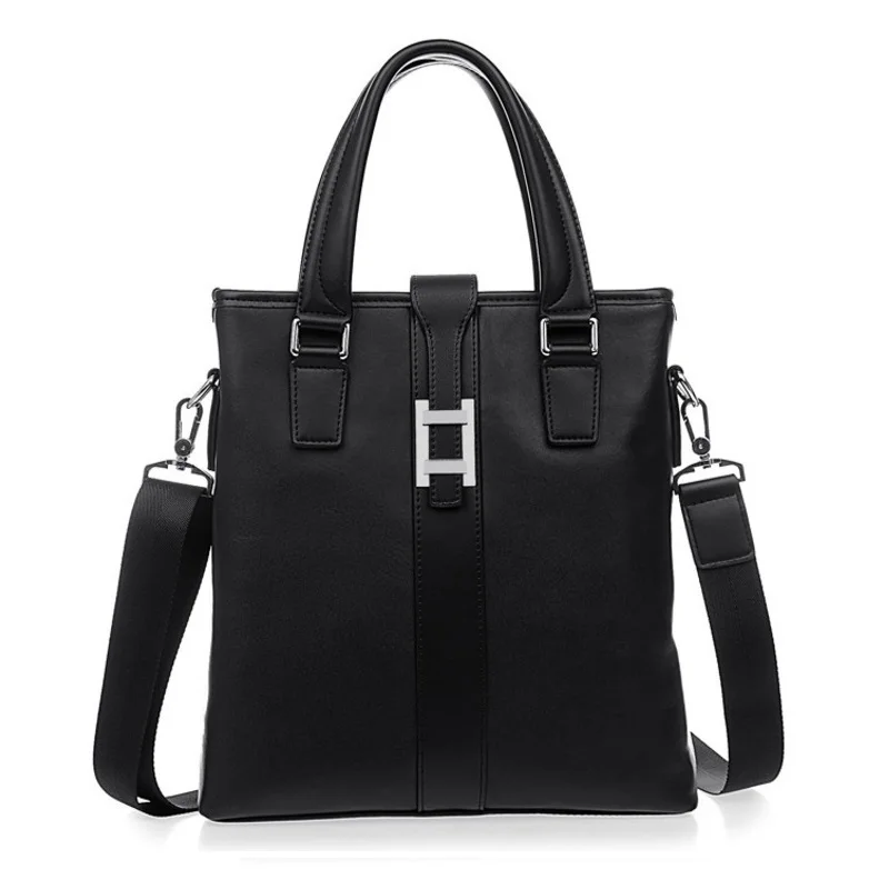 

L# Male bag Leather Handbag business men's briefcase man computer