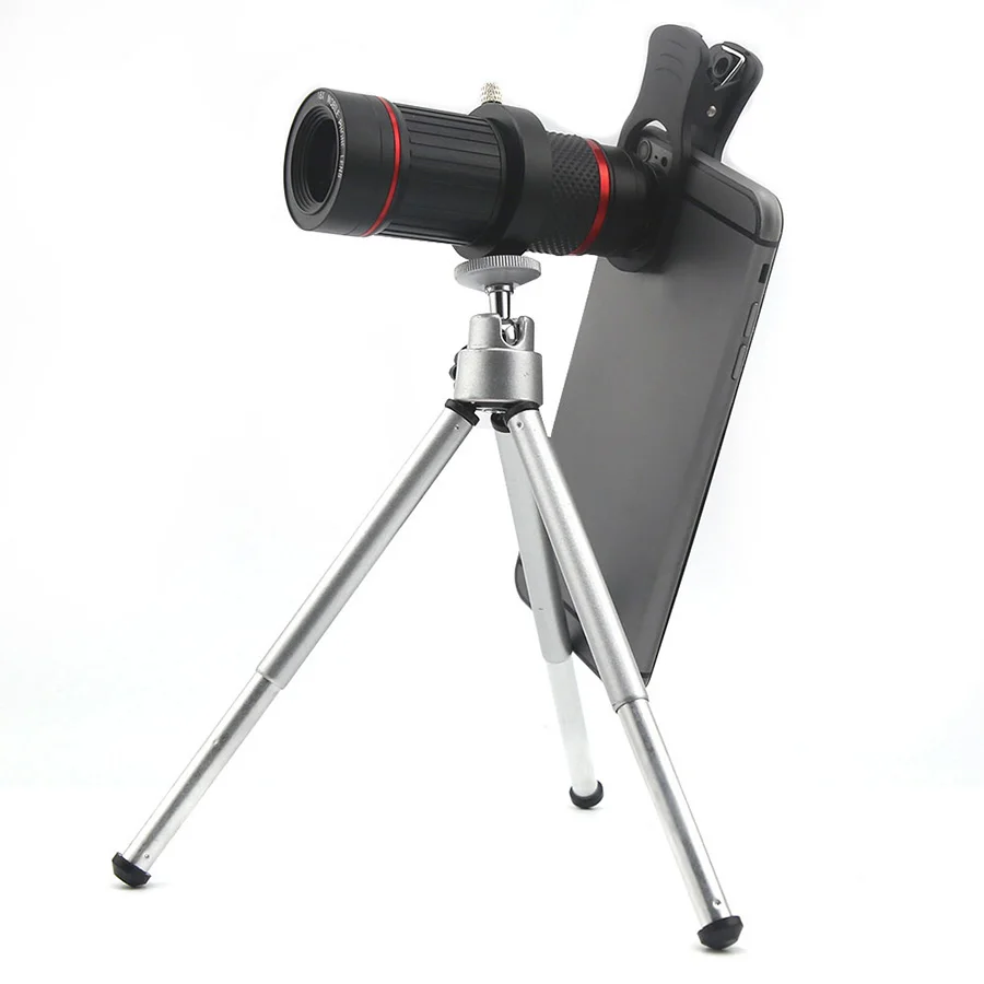 18X Zoom Telescope Lens Mobile Phone Camera Lens Optical Telephoto Lens Universal for iPhone Samsung Smartphones with Tripod (8)
