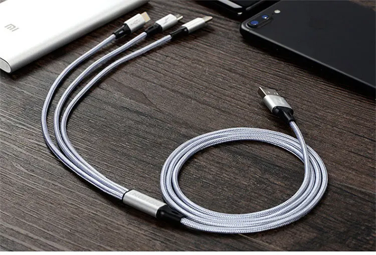 NOHON Micro type C USB кабель type-C 8pin 3 2 в 1 для iPhone 7 6 6S Plus iOS 10 9 8 Android Xiaomi LG кабель быстрое зарядное устройство кабели