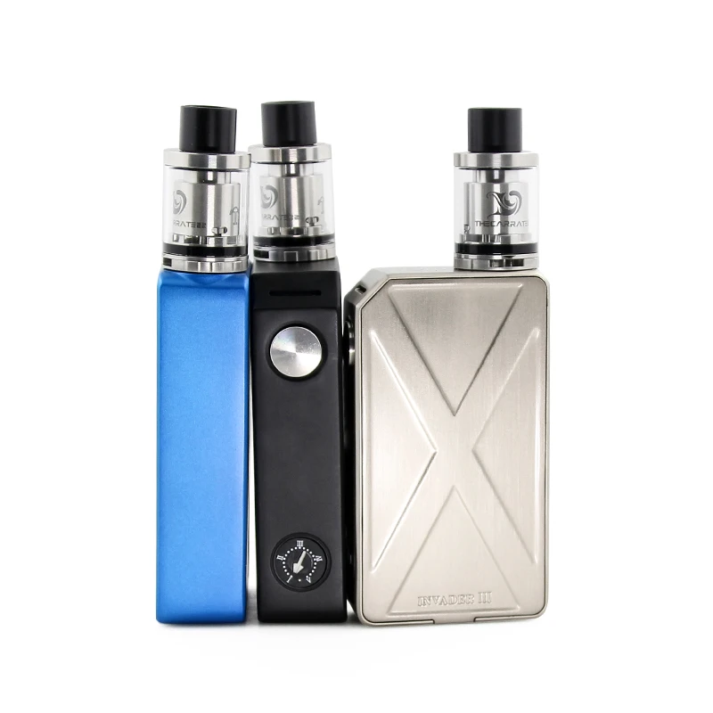 Оригинальный стартовый набор Tesla Invader III 240 W 3 коробка мод с 2 мл Carrate 22 RTA Vape танк