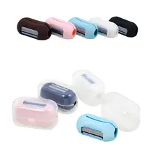 Ручная бритва мини силиконовый рукав для пальца дизайн для мужчин борода Обрезка волос для лица усы удаление принадлежность для дома портативная безопасность