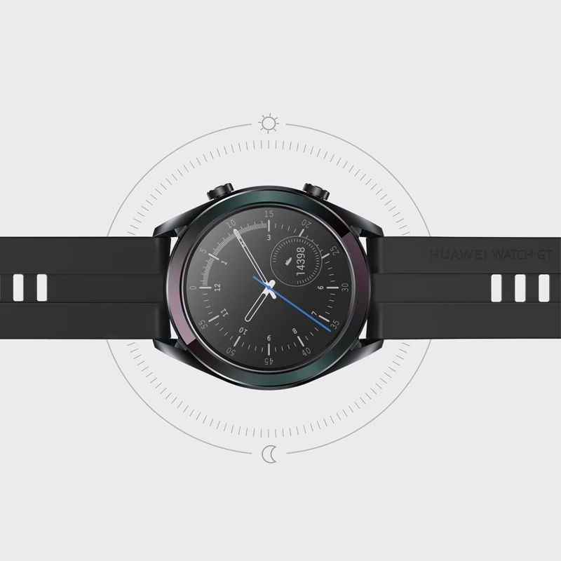 Huawei Watch GT в режиме реального времени мониторинг слуха AMOLED сенсорный экран 5ATM