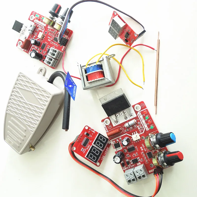 100A/40A точечной сварки время ток Управление Лер Управление Панель доска настроить время и тока модуль с цифровым дисплей