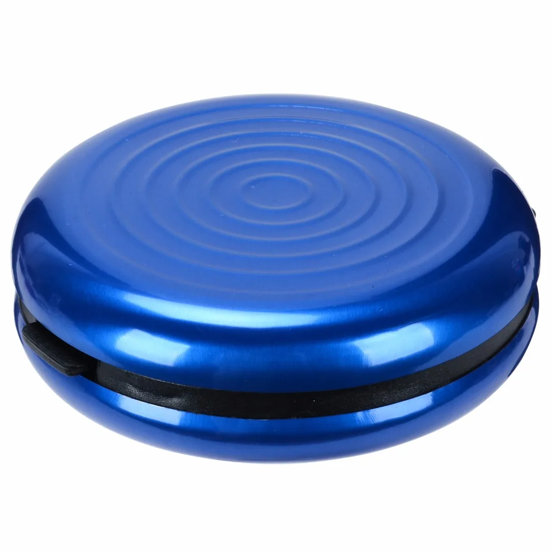 

Round Euro Coin Dispenser Storage Coins Purse Wallet Holders Storage Box Aluminum Alloy+ Plastic Coins Purse Wallet MAYITR