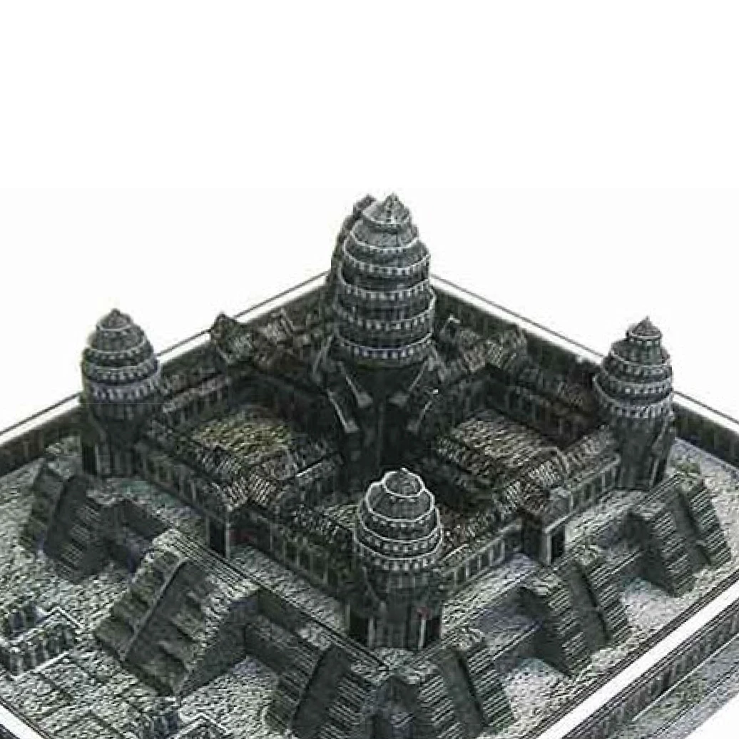 Сделай сам Ангкор Ват Камбоджа крафт бумага модель архитектура 3D сделай