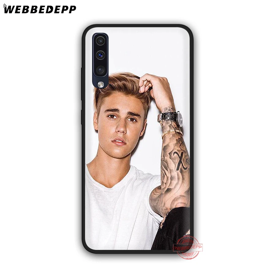 WEBBEDEPP Justin Bieber Soft Silicone Phone Case for Samsung A10 A30 A40 A50 A70 M10 M20 M30 TPU Cover