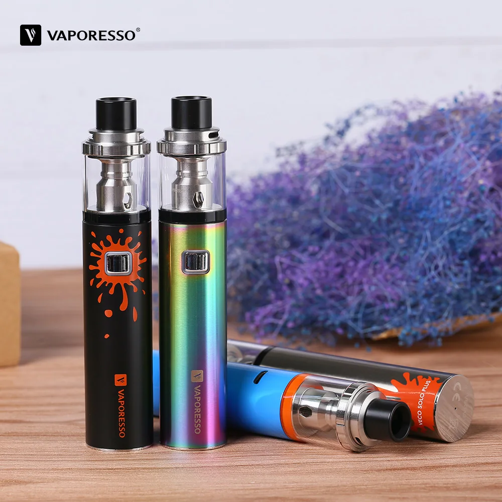 Vaporesso VECO PLUS SOLO стартовый набор электронная сигарета Vape ручка с 4 мл баком 3300 мАч батарейный мод испаритель