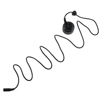 

New 12 LED Fountain Mist Maker Light Mister Foggers with AC Adapter Automatically Color Pattern Changes (Black)