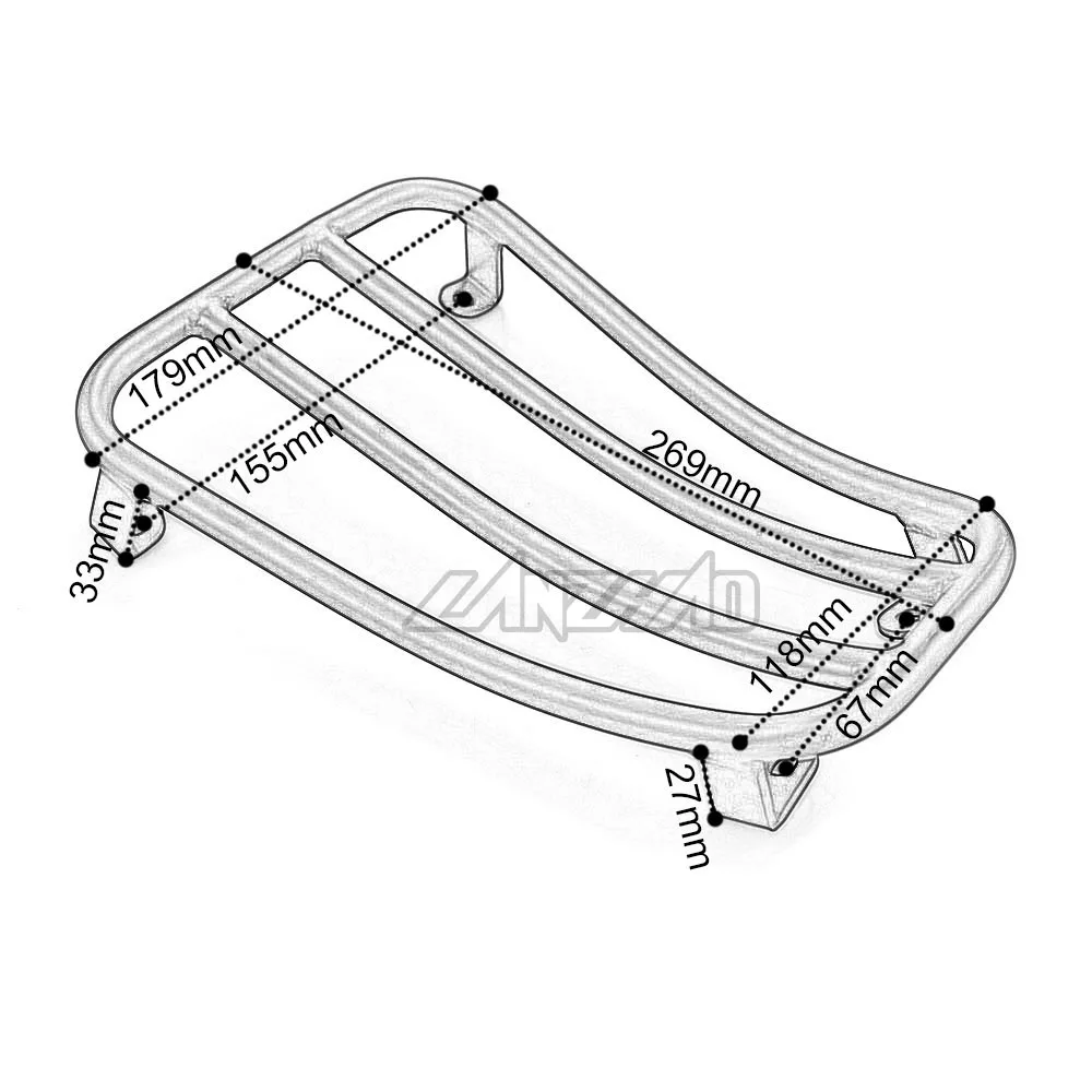 vespa gts 300 luggage rack (11)