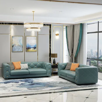 

wholesale modern leather sofa set/ genuine leather sofa set in china
