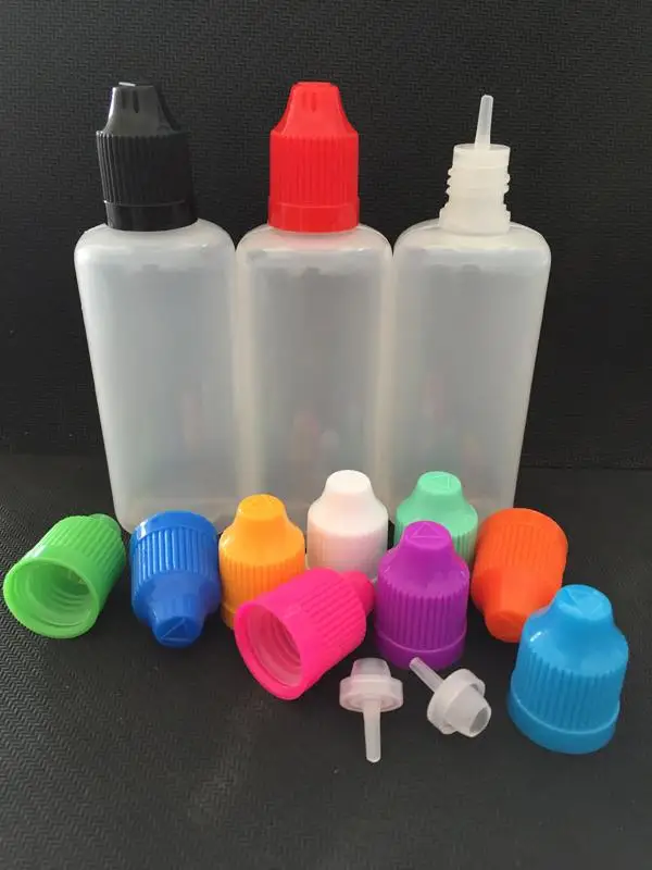 120ML Plastic Dropper Bottles With Child Proof Caps And Needle Thin