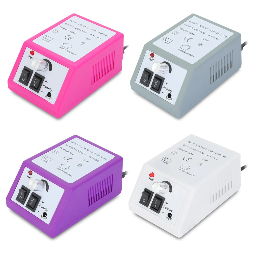 Professional Electric Nail Drill Machine Manicure Pedicure Files Tools Kit Nail Polisher Grinding Glazing Machine For Gel Polish 6