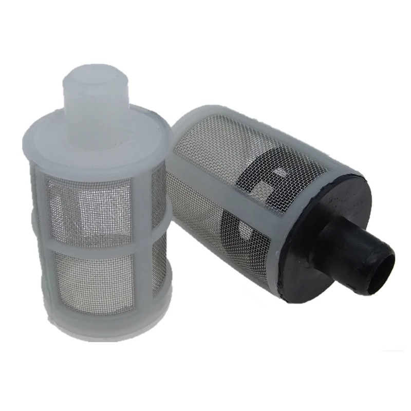 

1pcs 12mm white head / black head thick filter net small filter water pump filter device cleaning car spray wine filter