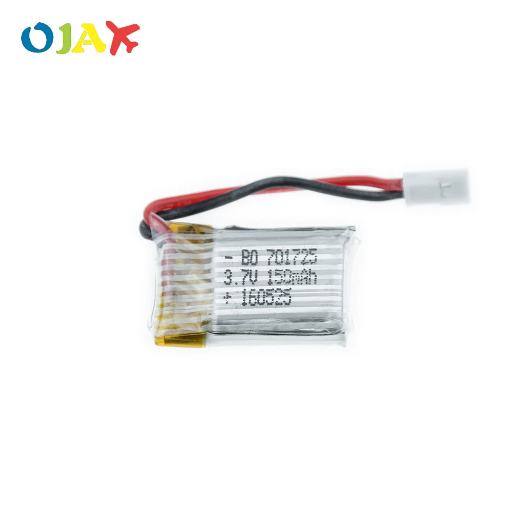 AAA + качество 3 7 в 150 мАч Дрон Квадрокоптер Lipo батарея 701725 для Eachine H8 JJRC Mini Syma S107g X2 Nihui