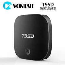 VONTAR RK3229 T95D Android TV Box Rockchip Quad Core Android 6.0 BT4.0 RAM 2 GB DDR3 ROM 8 GB 2.4 GHz WiFi HD Smart TV Media Player