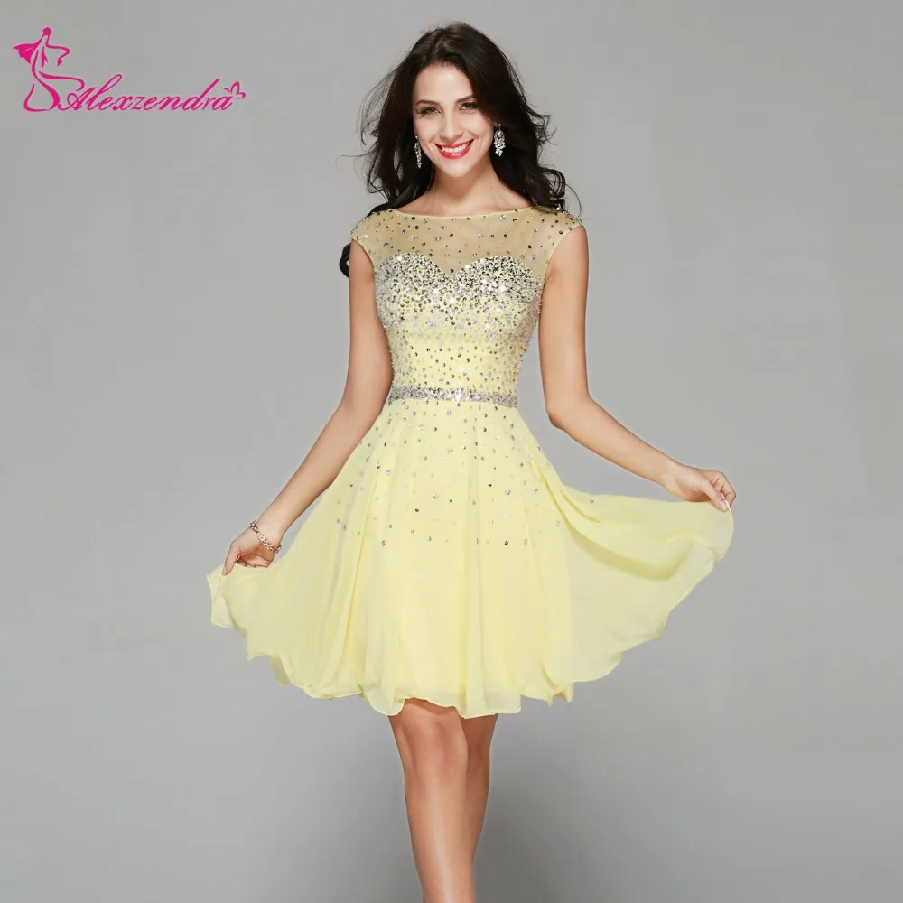 Light Yellow Prom Dresses