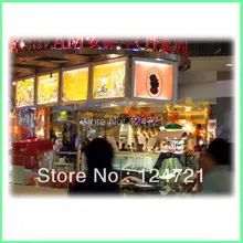 Ультра-тонкий светодиодный дисплей световой коробки для меню ресторана, рекламная алюминиевая рамка 600 мм x 700 мм