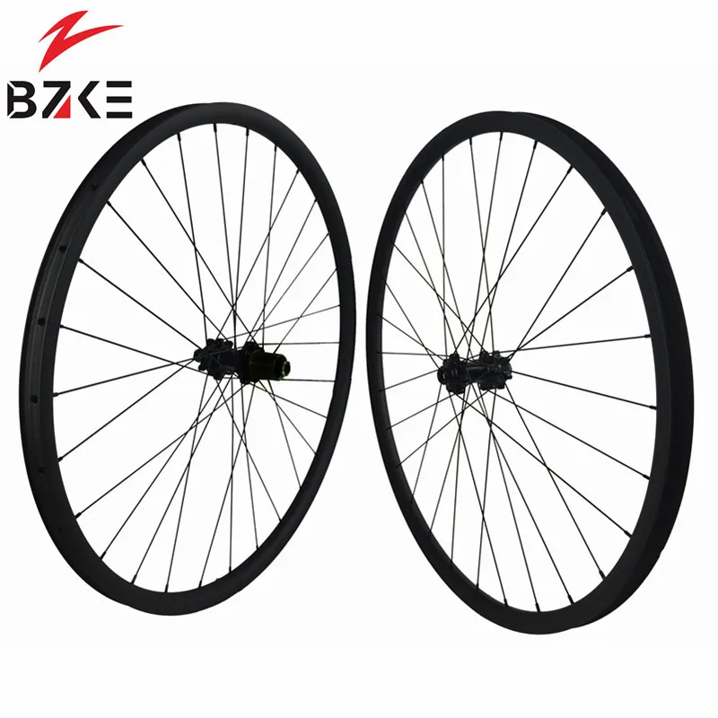 Excellent BZKE carbon wheels 29inch carbon mountain bike wheelset fastace BOOST hub 29er carbon mtb bicycle wheels with straight pull hubs 5