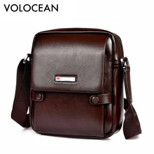 Горячая Распродажа винтажная кожаная маленькая сумка для мужчин мини мобильный телефон сумки через плечо Модные мужские сумки на плечо