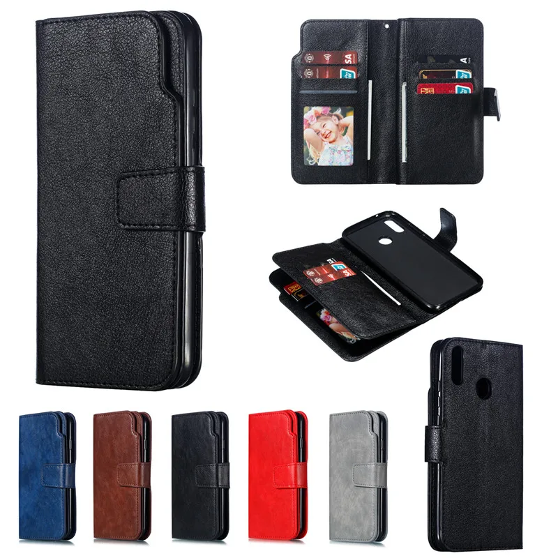 Leather case Huawei Y9 Y7 Y6 P Smart 2019 Case Cover Wallet Magnet Flip Phone case Huawei Y6 Pro 2019 Y7 Prime 2019 Case Cover35