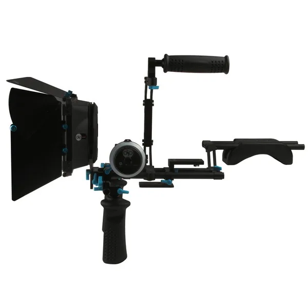 Fotga DSLR следящая фокусировка 15 мм стержневая направляющая Матовая коробка ручка