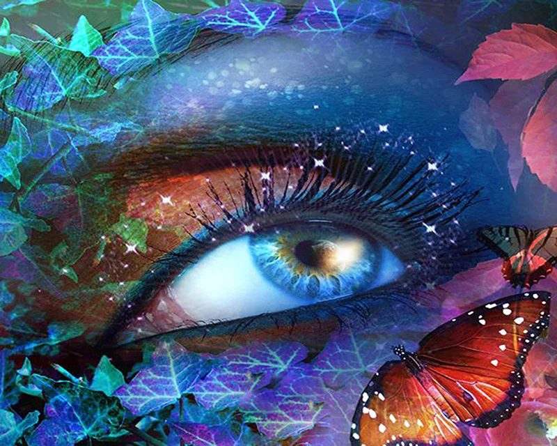 

5D DIY Diamond Embroidery eyes Scenery Diamond Painting landscape Cross Stitch Needlework Home Decor Mosaicl gift