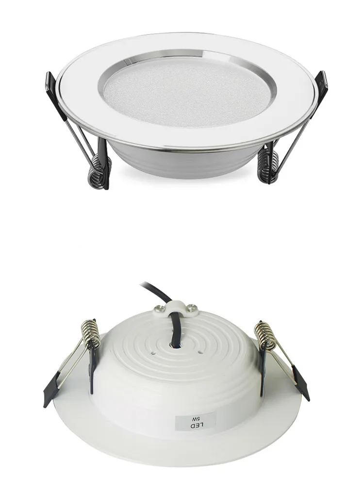 LED Panel Lamp 5w 7w 9w 12w 18w DownLight 230V RGB Downlight Aluminum indoor party bar ktv light Lamps Color Downlight black downlights