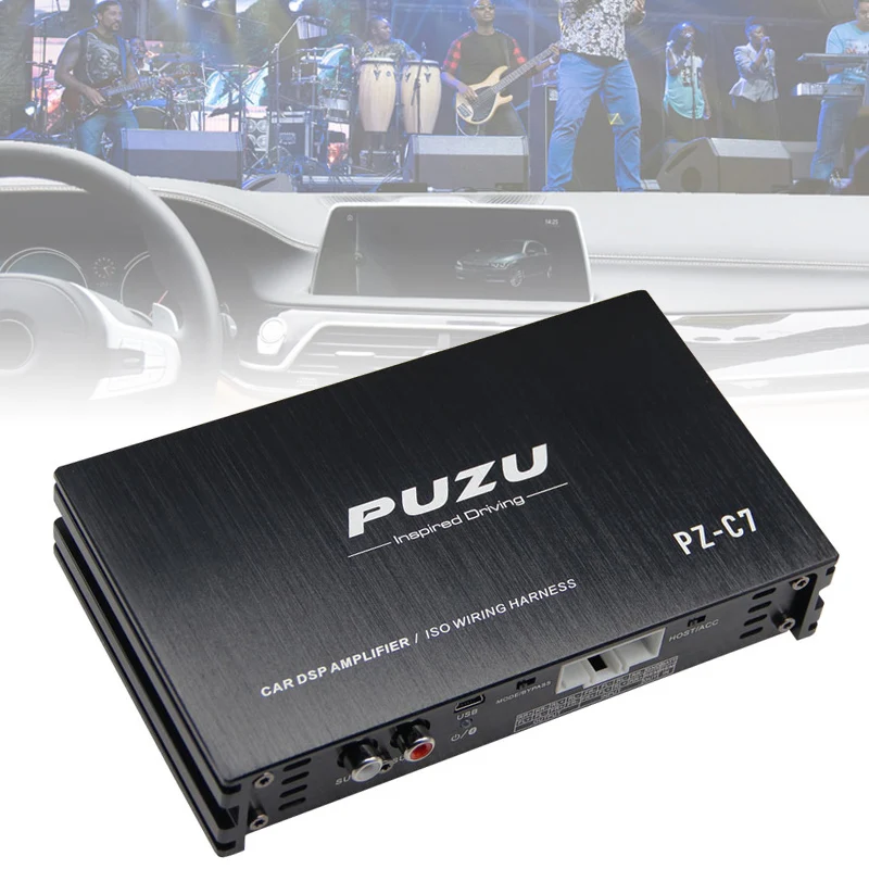 

8 Bands 4x150W Car Digital Audio Processor DSP Power Amplifier with Bluetooth WIFI Functions Support Computer Phone EQ Tuning