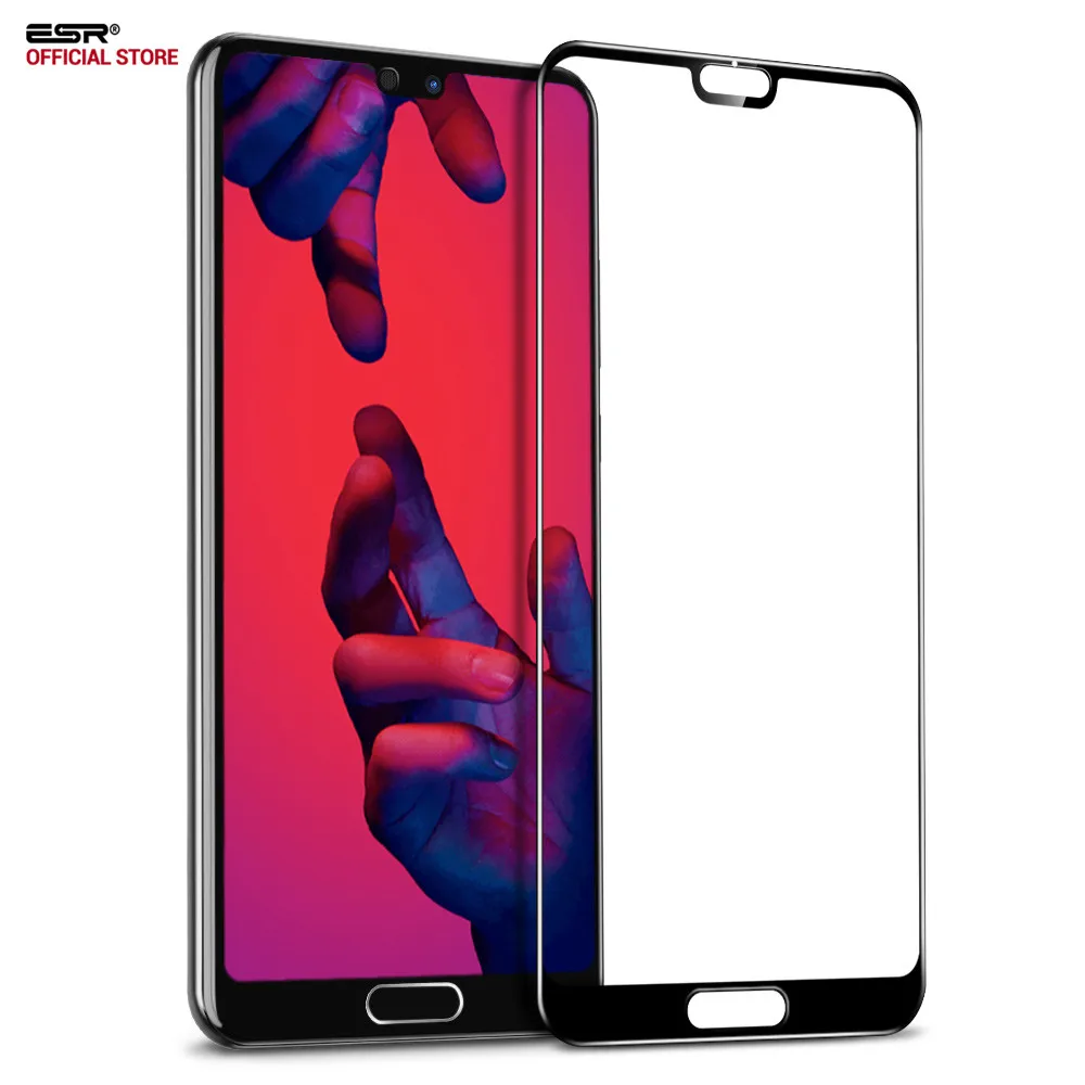 

ESR Screen Protector for Huawei P20 P20 Pro Tempered Glass 3X Stronger 9H 3D Curved Full Coverage Anti Blue-ray Protector Glass