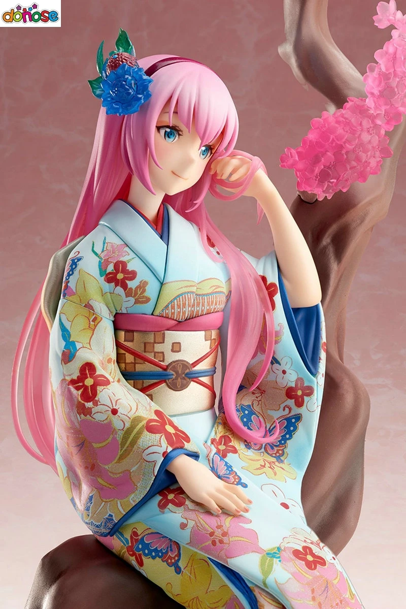 25cm Megurine Luka Vocaloid Action Figure Hatsune Miku Hanairogoromo 1/8 Scale PVC Action Figure Collection Model Kids Toy