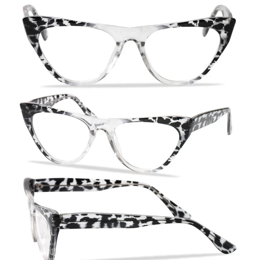SOOLALA очки для чтения «кошачий глаз» Женская мода леопардовый узор кошачий глаз Пресбиопия очки для чтения+ от 0,5 до 4,0