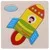 Ранняя развивающая игрушка для детей 3D Пазлы деревянные игрушки для детей мальчиков и девочек мультфильм Животные дорожные Пазлы интеллект - Цвет: Бургундия