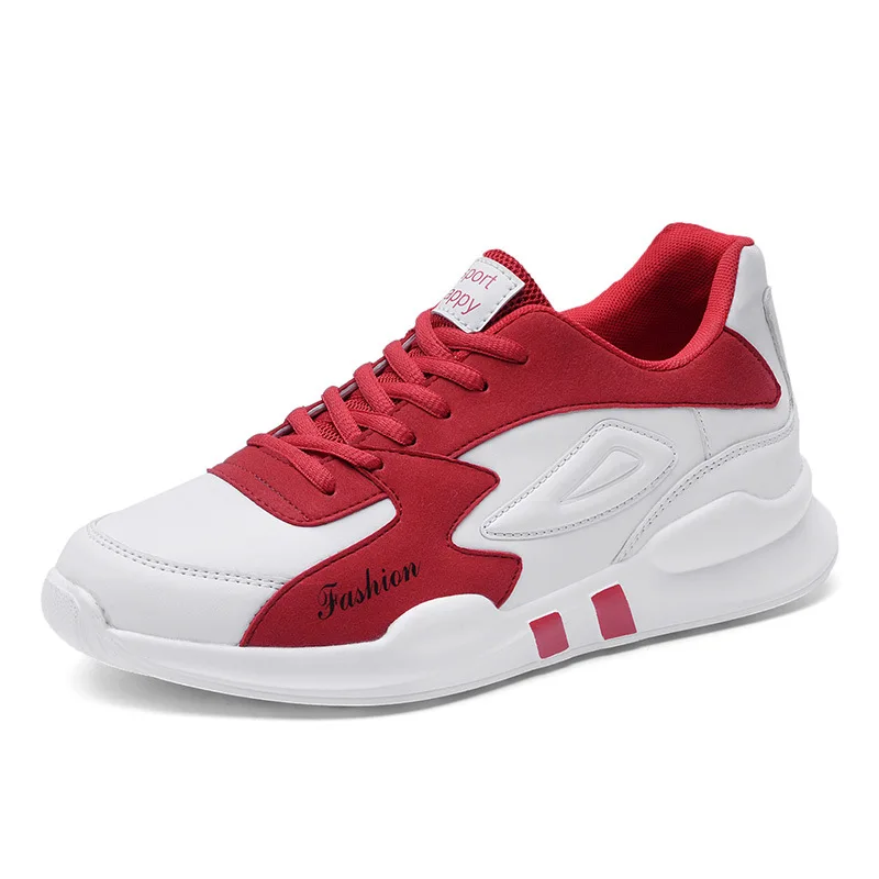 

Spring and Autumn New Leather Surface Sports Men's Shoes