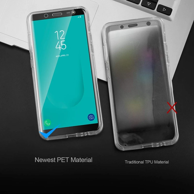 Чехол с полным покрытием на 360 градусов для Samsung Galaxy S8 S9 S10 Note 8 9 J4 J6 A8 A6 Plus J8 S10e A10 A30 A50