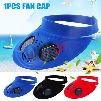 

Outdoor Baseball Cap Hat with Solar Powered Cooling Fan for Travelling Cycling ED-shipping