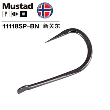 1 упак./лот Аутентичные Mustad 11118 Канто Fishinghook без barb крюк крючки Без Бородки рыболовные снасти рыболовные принадлежности